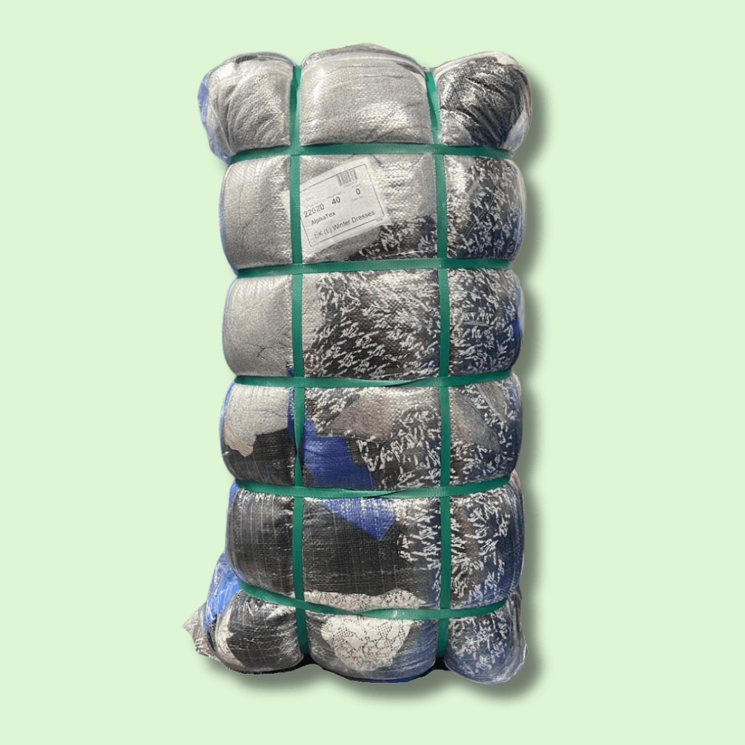 Fardo Vestido de Invierno y Media Temporada 40kg (Cód. 22020) – Calidad Europea Mixta