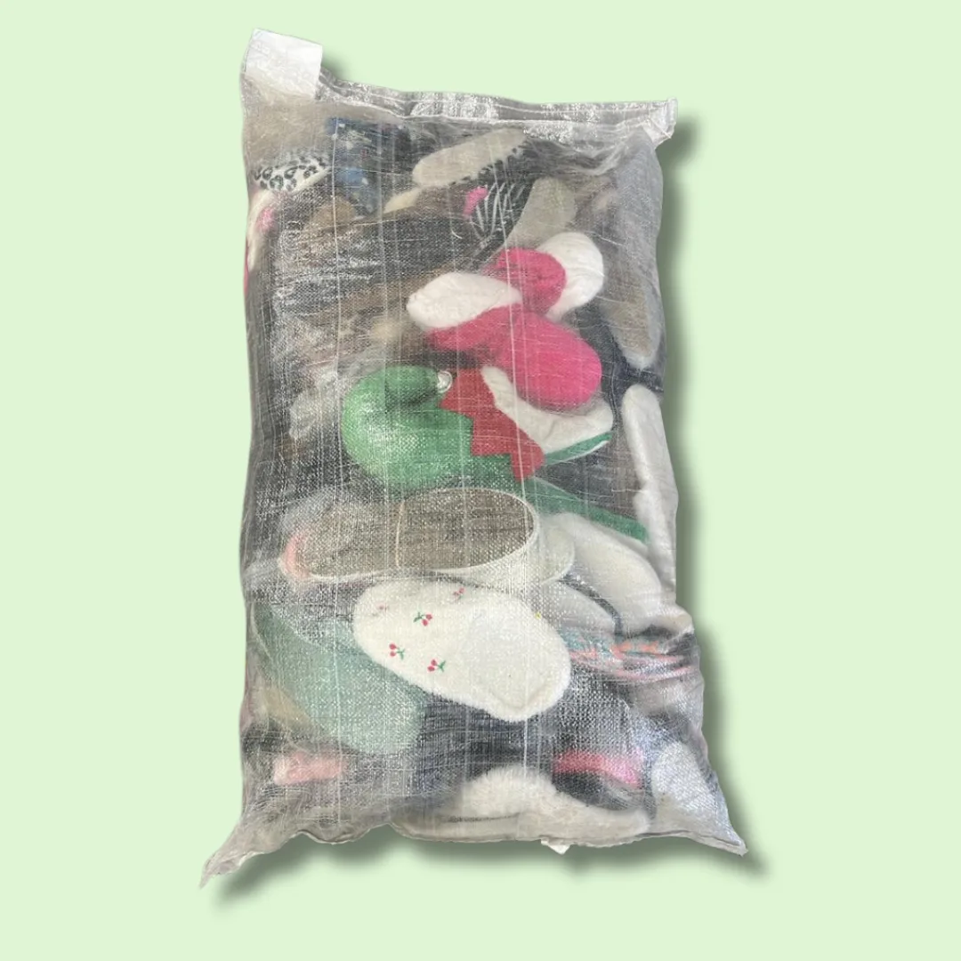 Saco Pantuflas y Calzado de Descanso Mixto 20kg (Cód. 16961)