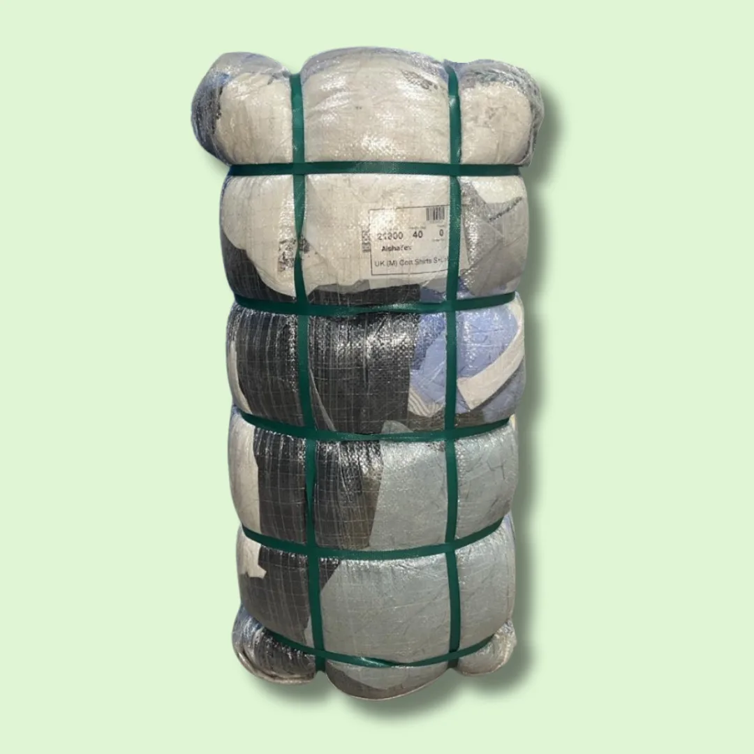 Fardo de Camisas de Vestir de Hombre Manga Larga y Corta 40kg 1° y 2° (Cód. 21800)